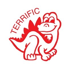 Terrific Dinosaur Merit Stamp