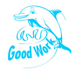 Good Work Dolphin Merit Stamp