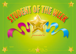 Student of the Week (35) Certificates