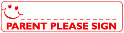 Parent Please Sign Teacher Stamp
