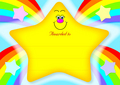 Rainbow Star (100) CARD Certificates NEW
