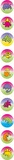 Dinosaur Dots - Dynamic Dot Kids Stickers