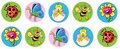Spring Dots - Dynamic Dot Kids Stickers