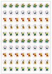Teddy Glitter Dynamic Glitz Kids Stickers