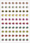 Fishy Glitter Dynamic Glitz Kids Stickers