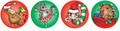 Aussie Christmas Foil Stickers