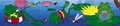 Frog Fun Large Border