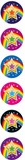 Stars Laser Stickers NEW LOOK