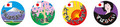 Japanese Language Merit Stickers NEW