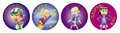 Super Kid (Girl) Merit Stickers