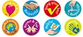 Character Values Merit Stickers
