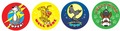 Happy Dogs Merit Stickers