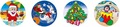 Christmas Merit Stickers