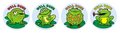 Frogs Merit Stickers