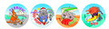Australiana Merit Stickers