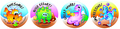 Dinosaurs Merit Stickers