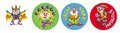 Clowns Merit Stickers