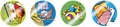 Bugs and Birds Reading Metallic Stickers
