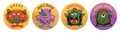 Monsters Metallic Stickers
