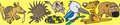 Australian Animals Decorative Border