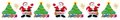 Christmas Tree Decorative Border