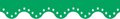 Bright Green Scalloped Border 