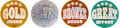 Holographic Medal Stickers (384)