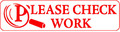Please Check Work Teacher Stamp
