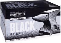 MONTEITH BLACK BEER 24 x STUBBIES CARTON