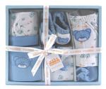 Baby 6 piece blue teddie Clothing Set