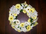 Gerbera and Lily Wreath