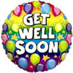 Get well soon foil balloon