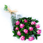 You're the Best! 12 Pink Perth Roses
