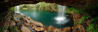 Under Fern Pool Waterfall