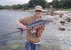 Wolverine with Salmon