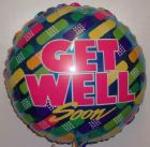 Get Well Soon Helium Balloon