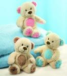 Cozy Cuddles Bear with Squeaker - Pink