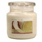 16oz Coconut Lime Soy Jar Candle <br /><br />