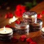 Soy Body Massage Candle - Sandalwood and Vanilla - For Him