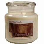 16oz Oriental Musk Soy Jar Candle <br /><br />