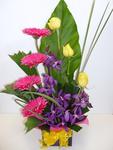 Bright delight - Bright and colourful arrangement by leading Florist Perth