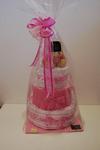 3 Tier Nappy Cake for Baby Girl