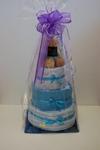 3 Tier Nappy Cake for Baby Boy