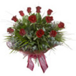 Bouquet of 12 Red Roses
