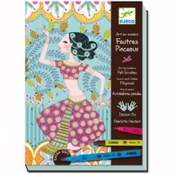 Exquisite Orient - Felt brush Pictures
