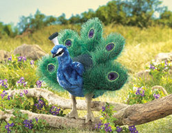 Peacock Hand Puppet