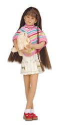Anna Sophia and dog Bubulina