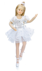 Karina Grace in White and Silver Ballet Outfit