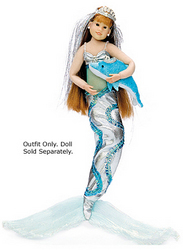 Mermaid outfit. Doll sold separately