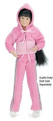 Pink Velour Jogging Suit.